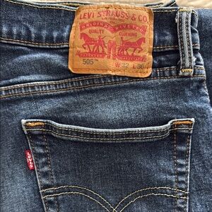 Levi's Dark Blue Denim Mens Jeans